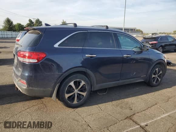 2018 Kia Sorento EX with VIN 5XYPHDA59JG375034, listed as a Copart auction lot 81006745 with 128,707 mi miles and Clean title. Bid and sale history available at DreamBid. Image 3.