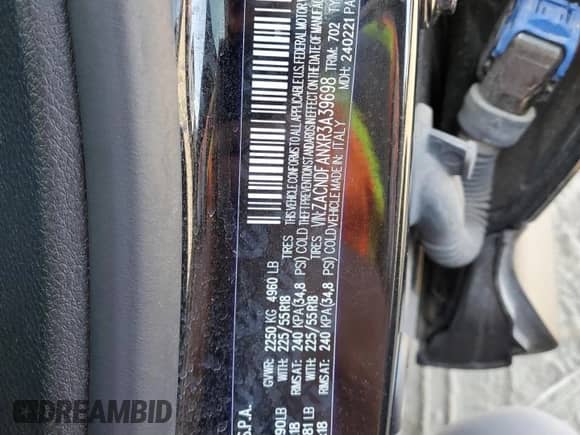 2024 Dodge Hornet GT с VIN ZACNDFANXR3A39698, выставлен на аукционе Copart как лот 60754395 с пробегом 5 809 миль миль и Чистый • Clean title. История ставок и продаж доступна на DreamBid. Изображение 13.