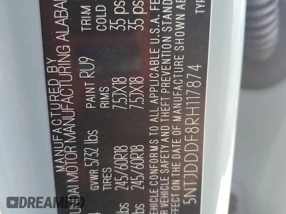 2024 Hyundai Santa Cruz XRT with VIN 5NTJDDDF8RH117874, listed as a Copart auction lot 75626024 with 416 mi miles and Non repairable. Bid and sale history available at DreamBid. Image 13.