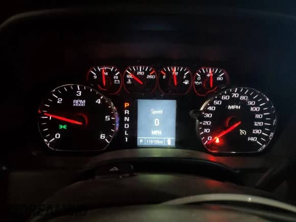 2017 Chevrolet Silverado 2500HD Work Truck with VIN 1GC1KUEG9HF134056, listed as a Copart auction lot 41985655 with 119,199 mi miles and Salvage title. Bid and sale history available at DreamBid. Image 9.