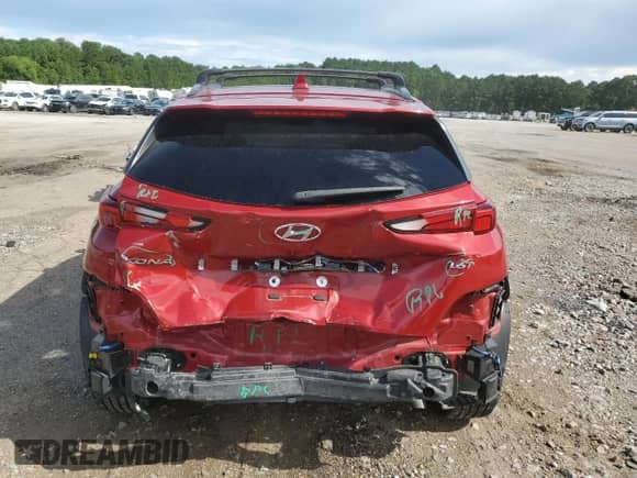 2022 Hyundai Kona Limited с VIN KM8K53A33NU924383, выставлен на аукционе Copart как лот 66465815 с пробегом 36 650 миль миль и Списание • Salvage title. История ставок и продаж доступна на DreamBid. Изображение 6.