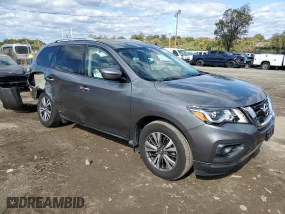 2018 Nissan Pathfinder SL with VIN 5N1DR2MM9JC675423, listed as a Copart auction lot 87221955 with 71,176 mi miles and Salvage title. Bid and sale history available at DreamBid. Image 4.