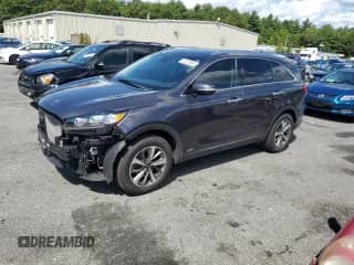 2019 Kia Sorento EX with VIN 5XYPHDA51KG532248, listed as a Copart auction lot 70476955 with 35,360 mi miles and Salvage title. Bid and sale history available at DreamBid. Image 1.