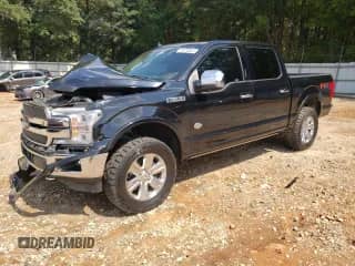2019 Ford F-150 King Ranch with VIN 1FTEW1E4XKFD48975, listed as a Copart auction lot 81076605 with Not provided miles and Salvage title. Bid and sale history available at DreamBid. Image 1.