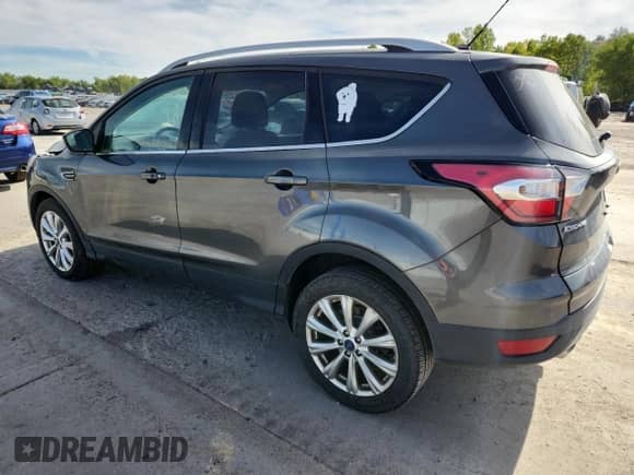 2017 Ford Escape Titanium с VIN 1FMCU9J9XHUE54596, выставлен на аукционе Copart как лот 84429485 с пробегом 110 079 миль миль и Списание • Salvage title. История ставок и продаж доступна на DreamBid. Изображение 2.