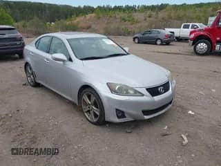 2011 Lexus IS 350 with VIN JTHBE5C23B5027203, listed as a IAAI auction lot 41861662 with 137,863 mi miles and . Bid and sale history available at DreamBid. Image 1.