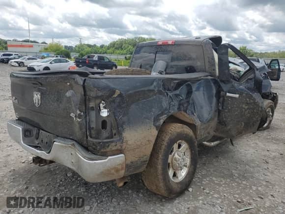 2010 Dodge 2500 SLT with VIN 3D7UT2CL9AG155255, listed as a Copart auction lot 60169255 with Not provided miles and Salvage title. Bid and sale history available at DreamBid. Image 3.