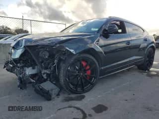 2020 Lamborghini Urus с VIN ZPBUA1ZL9LLA09731, выставлен на аукционе Copart как лот 85525834 с пробегом 75 463 миль миль и Списание • Salvage title. История ставок и продаж доступна на DreamBid. Изображение 1.