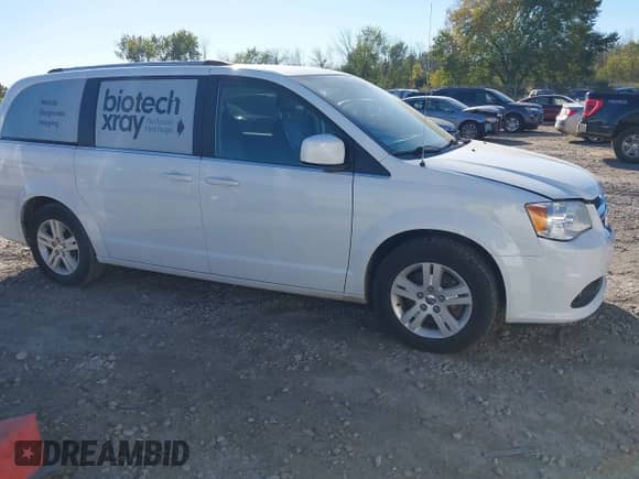 2019 Dodge Grand Caravan SXT with VIN 2C4RDGCG5KR774556, listed as a IAAI auction lot 43411147 with 164,795 mi miles and . Bid and sale history available at DreamBid. Image 1.