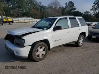 2002 Chevrolet TrailBlazer LTZ with VIN 1GNDS13S522213636, listed as a Copart auction lot 82784704 with Not provided miles and Salvage title. Bid and sale history available at DreamBid. Image 1.