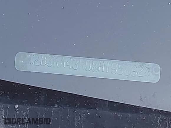 2008 Dodge Charger with VIN 2B3KA43R08H185862, listed as a IAAI auction lot 43355249 with 117,863 mi miles and . Bid and sale history available at DreamBid. Image 9.