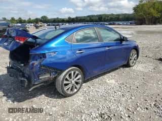 2021 Hyundai Accent Limited with VIN 3KPC34A68ME135562, listed as a Copart auction lot 81382925 with 50,363 mi miles and Salvage title. Bid and sale history available at DreamBid. Image 3.