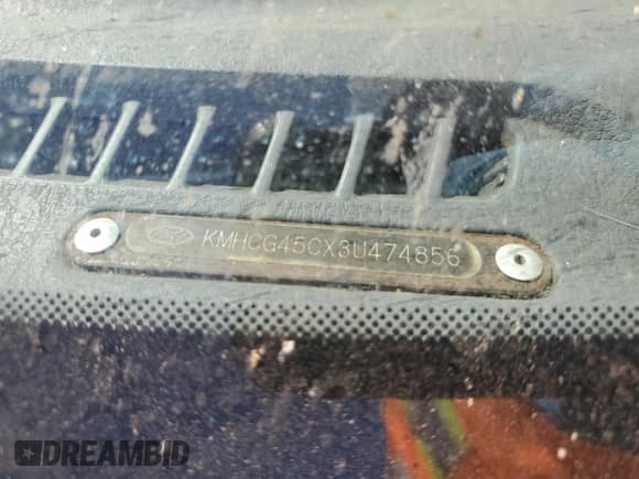 2003 Hyundai Accent GL z VIN KMHCG45CX3U474856, wystawiony jako Copart lot #67615445 z przebiegiem 205 400 mil mil oraz Szkoda całkowita • Salvage title. Historia ofert i sprzedaży dostępna na DreamBid. Obrazek 12.