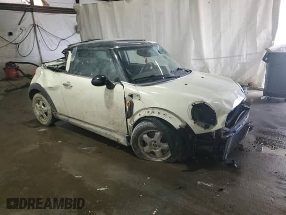 2007 MINI Hardtop with VIN WMWMF33577TL78296, listed as a Copart auction lot 59491215 with Not provided miles and Salvage title. Bid and sale history available at DreamBid. Image 4.
