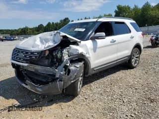 2017 Ford Explorer Limited z VIN 1FM5K8FH0HGA11512, wystawiony jako Copart lot #71031125 z przebiegiem 120 251 mil mil oraz Szkoda całkowita • Salvage title. Historia ofert i sprzedaży dostępna na DreamBid. Obrazek 1.