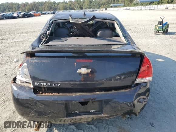 2013 Chevrolet Impala LTZ with VIN 2G1WC5E33D1161902, listed as a Copart auction lot 81153985 with 111,895 mi miles and Salvage title. Bid and sale history available at DreamBid. Image 6.