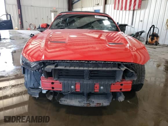 2018 Ford Mustang GT Premium with VIN 1FATP8FF5J5112032, listed as a Copart auction lot 81724705 with 56,052 mi miles and Salvage title. Bid and sale history available at DreamBid. Image 5.