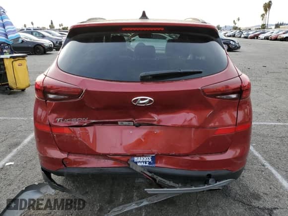 2021 Hyundai Tucson Sport with VIN KM8J33AL1MU386525, listed as a Copart auction lot 84548244 with 32,978 mi miles and Salvage title. Bid and sale history available at DreamBid. Image 6.