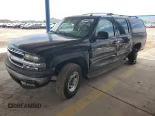2003 Chevrolet Suburban LT z VIN 3GNGC26U23G272424, wystawiony jako Copart lot #58447875 z przebiegiem 138 494 mil mil oraz Szkoda całkowita • Salvage title. Historia ofert i sprzedaży dostępna na DreamBid. Obrazek 1.
