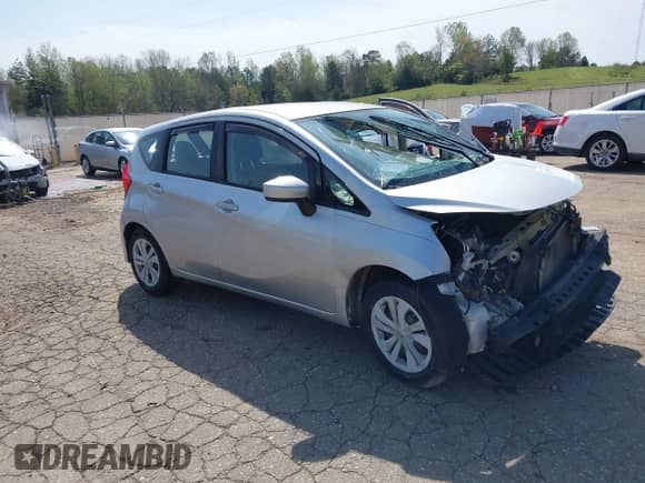 2019 Nissan Note SV with VIN 3N1CE2CP0KL356797, listed as a IAAI auction lot 41919597 with 85,048 mi miles and . Bid and sale history available at DreamBid. Image 1.