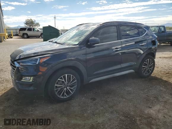 2020 Hyundai Tucson SEL with VIN KM8J33AL4LU252641, listed as a Copart auction lot 84889415 with 62,481 mi miles and Salvage title. Bid and sale history available at DreamBid. Image 1.