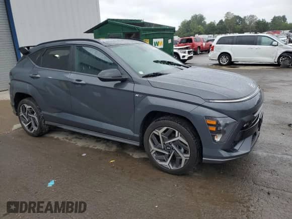 2024 Hyundai Kona N Line с VIN KM8HACA31RU066276, выставлен на аукционе Copart как лот 69594645 с пробегом 12 793 миль миль и Списание • Salvage title. История ставок и продаж доступна на DreamBid. Изображение 4.