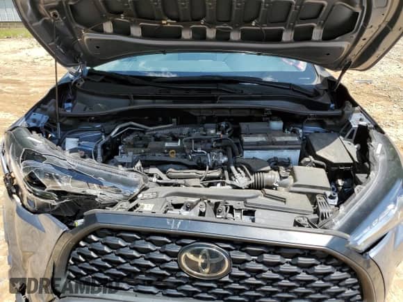 2022 Toyota Corolla Cross L with VIN 7MUAAAAG5NV025036, listed as a Copart auction lot 65679085 with 45,615 mi miles and Salvage title. Bid and sale history available at DreamBid. Image 12.