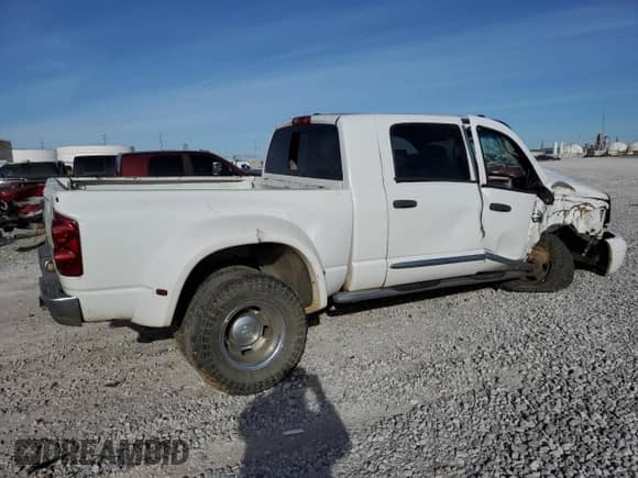 2008 Dodge 3500 Laramie with VIN 3D7MX49A98G214126, listed as a Copart auction lot 82968034 with Not provided miles and Salvage title. Bid and sale history available at DreamBid. Image 3.