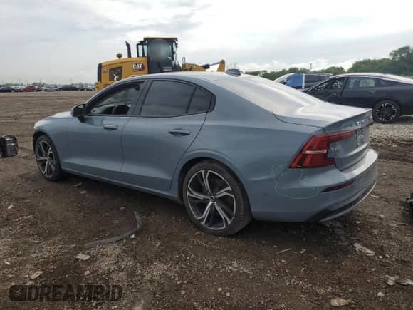 2024 Volvo S60 Plus Dark Theme with VIN 7JRL12TL9RG298050, listed as a Copart auction lot 61386395 with 34,761 mi miles and Salvage title. Bid and sale history available at DreamBid. Image 2.