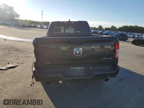 2019 Ram 1500 Big Horn z VIN 1C6SRFBT1KN903750, wystawiony jako Copart lot #65677645 z przebiegiem 78 756 mil mil oraz Szkoda całkowita • Salvage title. Historia ofert i sprzedaży dostępna na DreamBid. Obrazek 6.