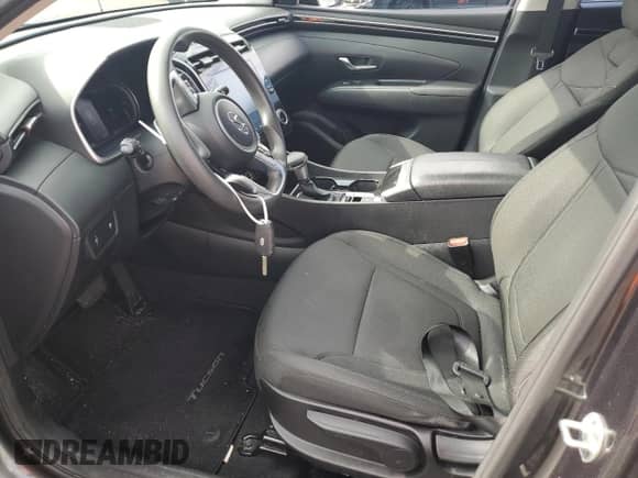 2022 Hyundai Tucson SE with VIN 5NMJA3AE2NH076355, listed as a Copart auction lot 58682555 with 55,872 mi miles and Salvage title. Bid and sale history available at DreamBid. Image 7.