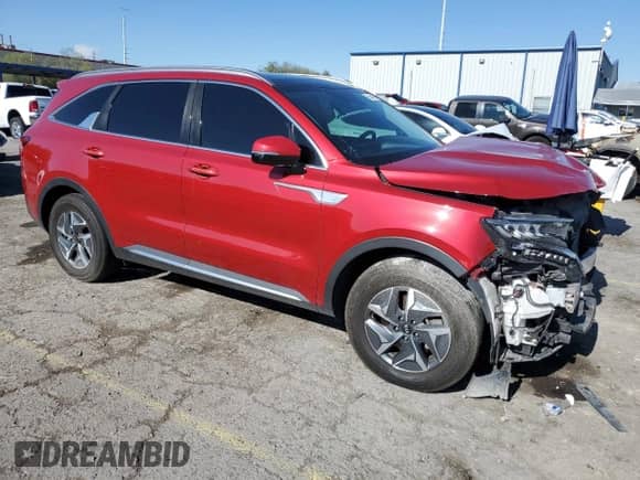 2021 Kia Sorento EX with VIN KNDRH4LG3M5024155, listed as a Copart auction lot 55864195 with 125,443 mi miles and Salvage title. Bid and sale history available at DreamBid. Image 4.