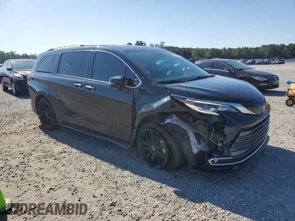 2022 Toyota Sienna Platinum с VIN 5TDERKEC1NS088829, выставлен на аукционе Copart как лот 71081745 с пробегом 38 339 миль миль и Списание • Salvage title. История ставок и продаж доступна на DreamBid. Изображение 4.