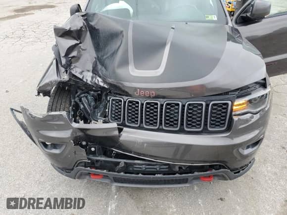 2021 Jeep Grand Cherokee Trailhawk z VIN 1C4RJFLG8MC869823, wystawiony jako Copart lot #65050325 z przebiegiem 44 073 mil mil oraz Szkoda całkowita • Salvage title. Historia ofert i sprzedaży dostępna na DreamBid. Obrazek 12.