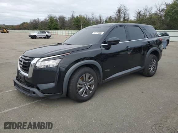 2022 Nissan Pathfinder S with VIN 5N1DR3AC6NC231004, listed as a Copart auction lot 80151535 with 94,869 mi miles and Salvage title. Bid and sale history available at DreamBid. Image 1.