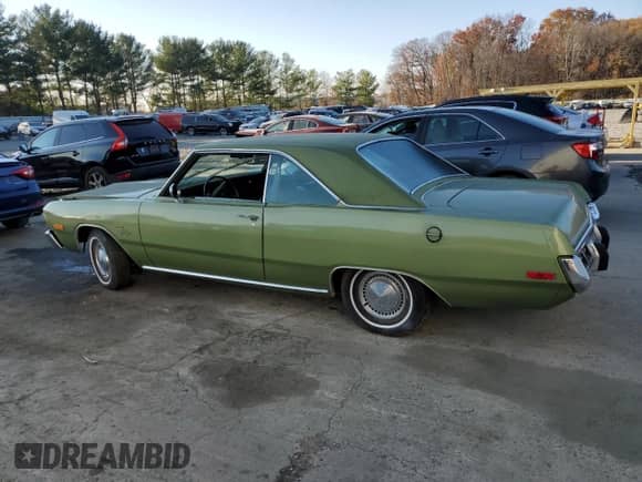 1973 Dodge Dart with VIN LH23C3G248835, listed as a Copart auction lot 81306214 with 40,274 mi miles and Clean title. Bid and sale history available at DreamBid. Image 2.