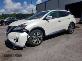 2021 Nissan Murano SL with VIN 5N1AZ2CJ0MC104496, listed as a Copart auction lot 67920315 with 75,250 mi miles and Salvage title. Bid and sale history available at DreamBid. Image 1.
