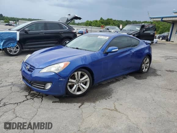 2010 Hyundai Genesis Coupe with VIN KMHHU6KH2AU031561, listed as a Copart auction lot 56470395 with 144,421 mi miles and Salvage title. Bid and sale history available at DreamBid. Image 1.