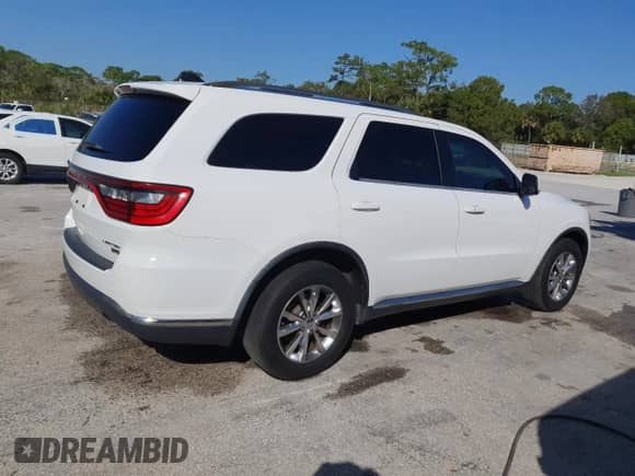 2015 Dodge Durango Limited with VIN 1C4RDHDG6FC722596, listed as a Copart auction lot 89675185 with 120,295 mi miles and Salvage title. Bid and sale history available at DreamBid. Image 3.