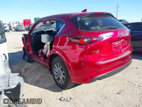 2024 Mazda CX-5 S Preferred z VIN JM3KFBCL1R0500536, wystawiony jako IAAI lot #41301879 z przebiegiem Nie podano mil oraz . Historia ofert i sprzedaży dostępna na DreamBid. Obrazek 3.