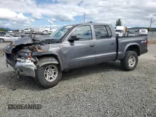 2004 Dodge Dakota SLT z VIN 1D7HG48N94S510336, wystawiony jako Copart lot #58541525 z przebiegiem 120 237 mil mil oraz Szkoda całkowita • Salvage title. Historia ofert i sprzedaży dostępna na DreamBid. Obrazek 1.