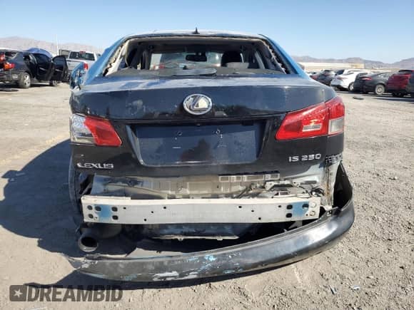 2006 Lexus IS 250 с VIN JTHCK262365006901, выставлен на аукционе Copart как лот 81126755 с пробегом 134 441 миль миль и Списание • Salvage title. История ставок и продаж доступна на DreamBid. Изображение 6.