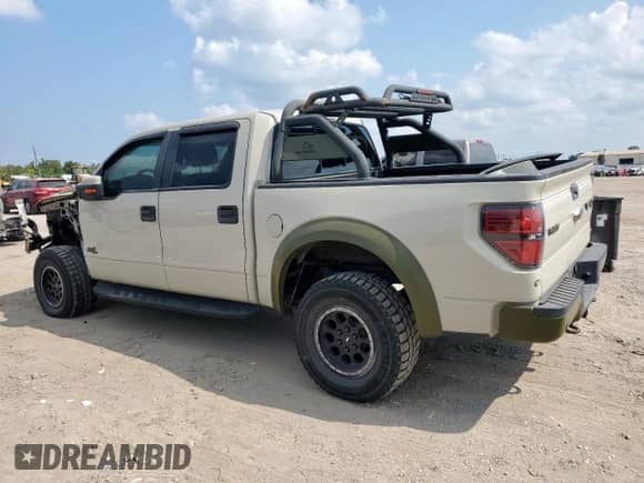 2013 Ford F-150 SVT Raptor z VIN 1FTFW1R65DFC80054, wystawiony jako Copart lot #81263475 z przebiegiem 267 831 mil mil oraz Szkoda całkowita • Salvage title. Historia ofert i sprzedaży dostępna na DreamBid. Obrazek 2.