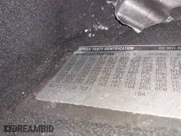 2007 Cadillac Escalade with VIN 1GYEC63807R387344, listed as a IAAI auction lot 42685891 with Not provided miles and . Bid and sale history available at DreamBid. Image 9.