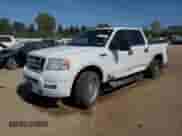 2005 Ford F-150 XLT with VIN 1FTPW14555FB21541, listed as a Copart auction lot 81120125 with 167,437 mi miles and Salvage title. Bid and sale history available at DreamBid. Image 1.