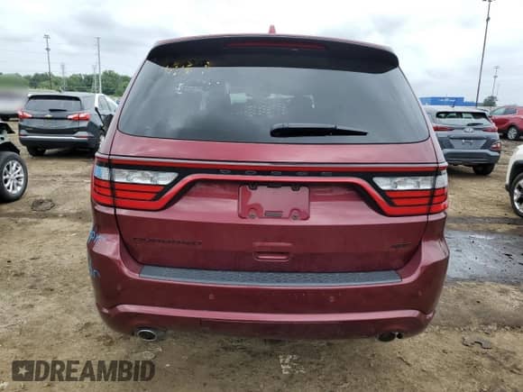 2021 Dodge Durango GT with VIN 1C4RDHDG7MC694224, listed as a Copart auction lot 66468505 with 160,245 mi miles and Non repairable. Bid and sale history available at DreamBid. Image 6.