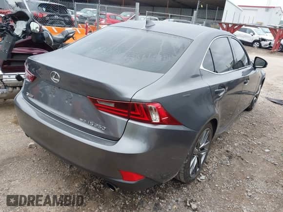 2015 Lexus IS 250 with VIN JTHCF1D2XF5029545, listed as a IAAI auction lot 43084758 with 126,558 mi miles and . Bid and sale history available at DreamBid. Image 4.
