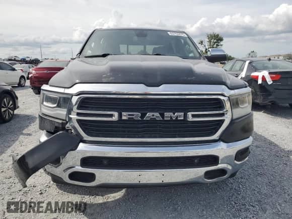 2019 Ram 1500 Big Horn z VIN 1C6SRFMT9KN527831, wystawiony jako Copart lot #63753475 z przebiegiem 69 996 mil mil oraz Szkoda całkowita • Salvage title. Historia ofert i sprzedaży dostępna na DreamBid. Obrazek 5.