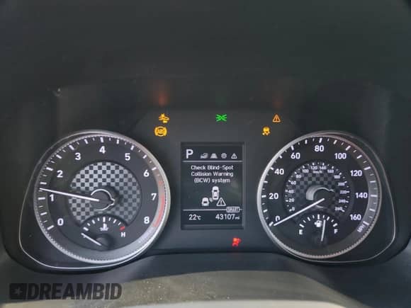 2020 Hyundai Elantra Value Edition with VIN KMHD84LF9LU977504, listed as a Copart auction lot 80218165 with 43,107 mi miles and Salvage title. Bid and sale history available at DreamBid. Image 9.