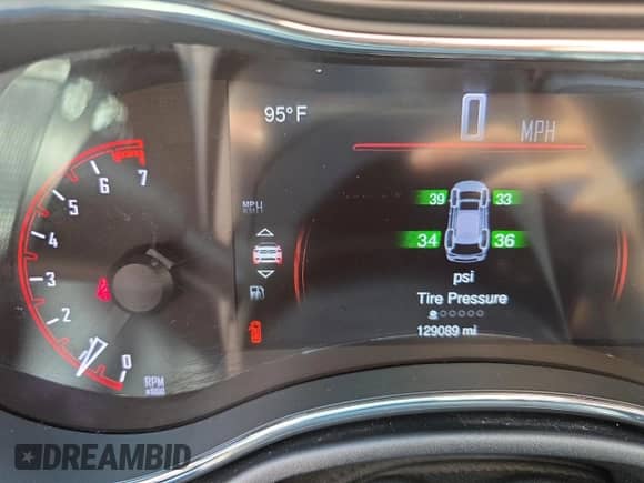 2015 Dodge Durango Limited with VIN 1C4RDJDGXFC881242, listed as a Copart auction lot 60501515 with 129,089 mi miles and Clean title. Bid and sale history available at DreamBid. Image 8.